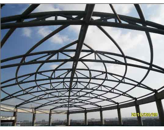 莱西中煤朔州宾馆管桁架工程